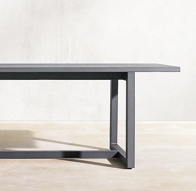 Custom Outdoor Table Aluminium Minimalist Alfresco Outdoor Living Australia