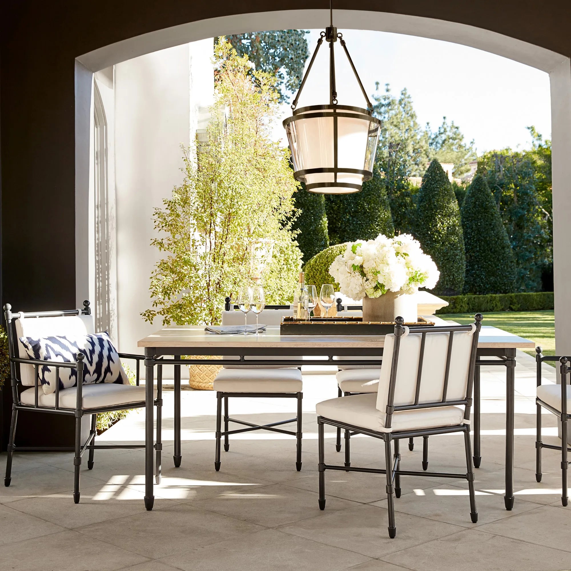 Aluminium Dining Set Modern Garden Furniture Alfresco Outdoor Living Australia