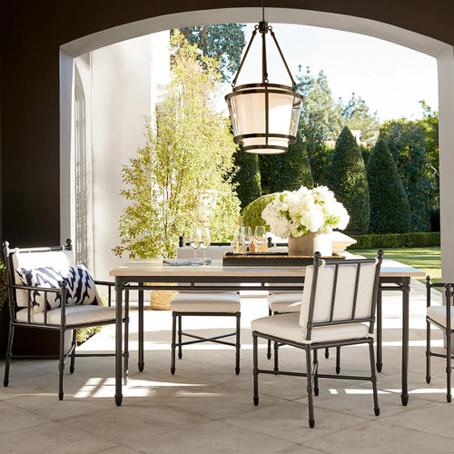 Aluminium Dining Set Modern Garden Furniture Alfresco Outdoor Living Australia