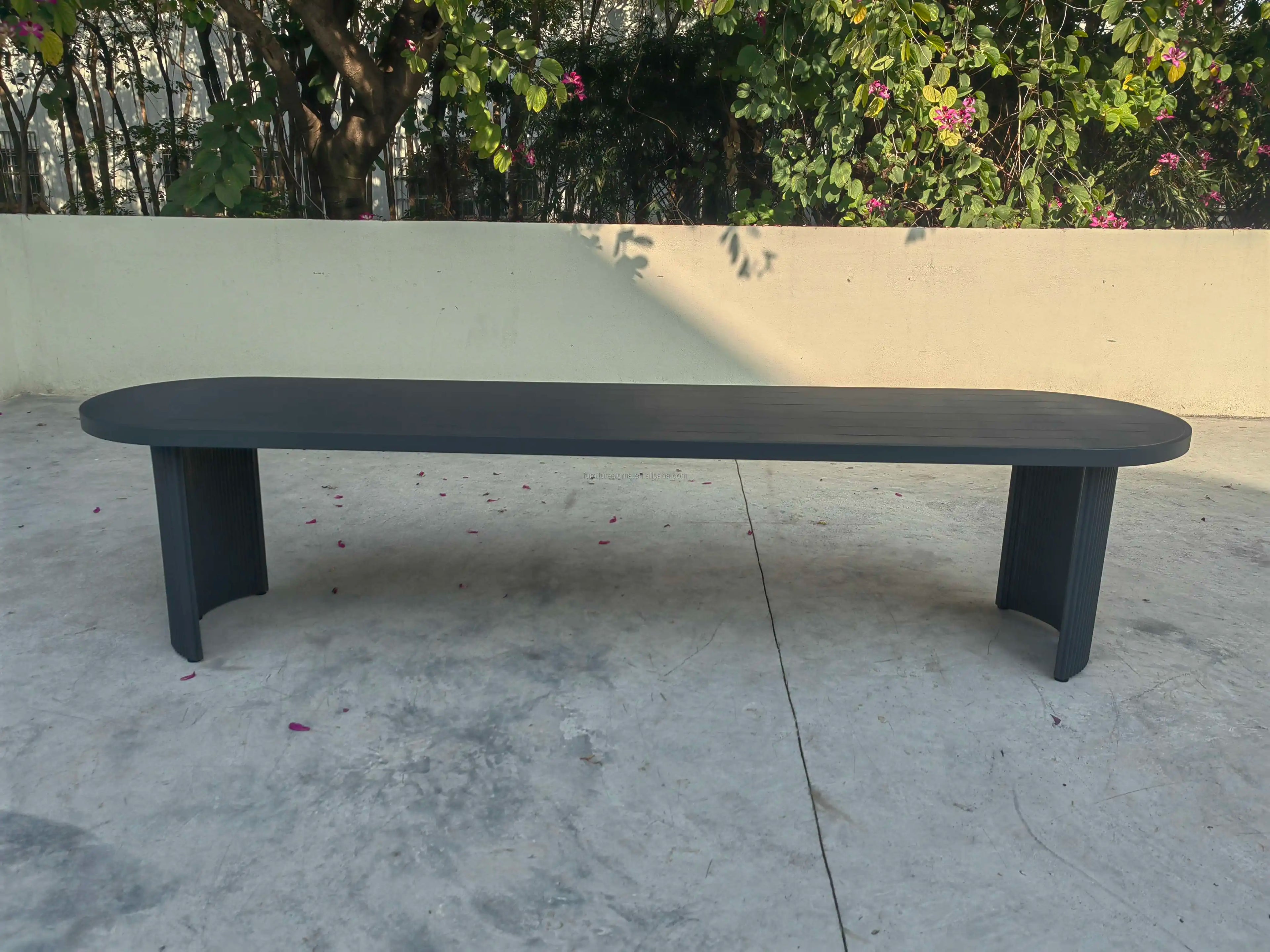 Custom Aluminum Dining Set Contemporary Rope Alfresco Outdoor Living Australia
