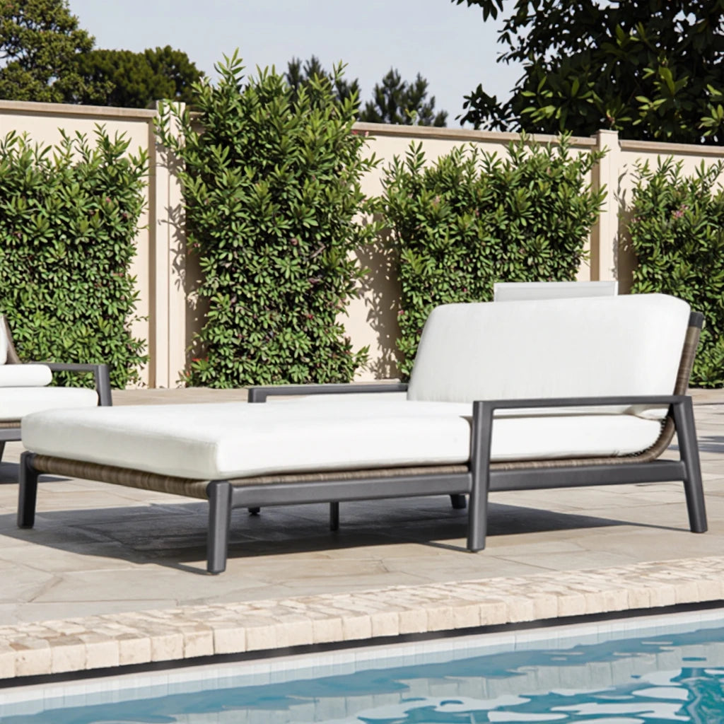 Double Seat Sun Lounger Furniture Contemporary Alfresco Outdoor Living Australia