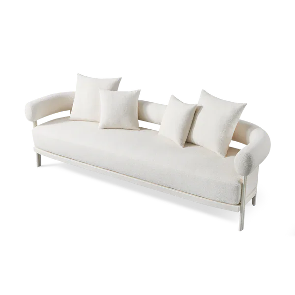 Designer Outdoor Furniture 3-Seat Aluminum Sofa Alfresco Outdoor Living Australia