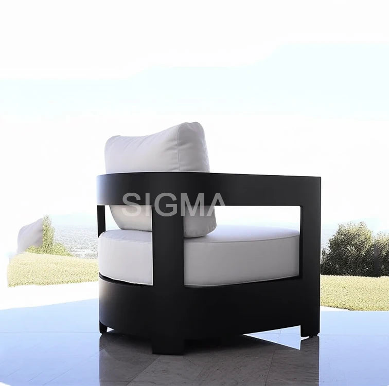 Swivel Sofa Chair Contemporary Aluminium Alfresco Outdoor Living Australia