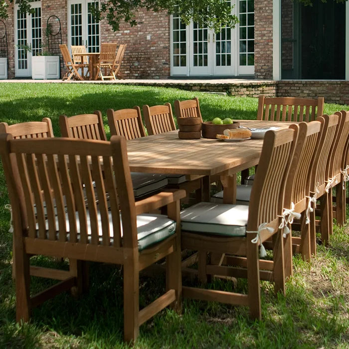 Teak Dining Set Outdoor Furniture Traditional Alfresco Outdoor Living Australia