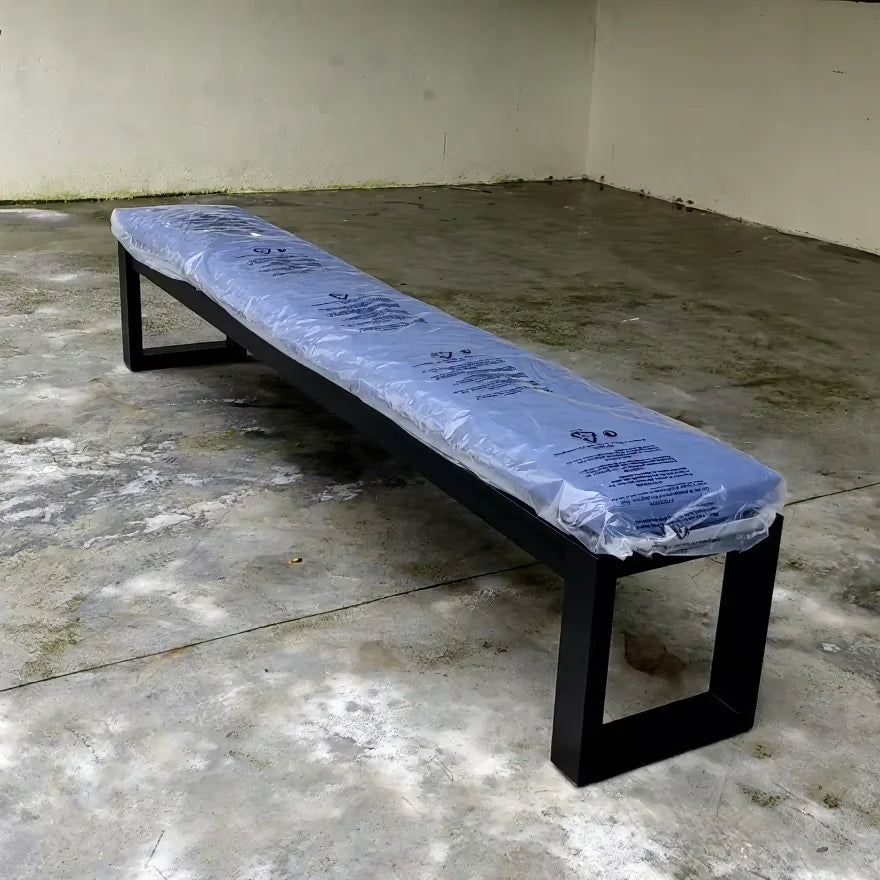 Durable Aluminum Long Bench Contemporary Outdoor Seating Alfresco Outdoor Living Australia