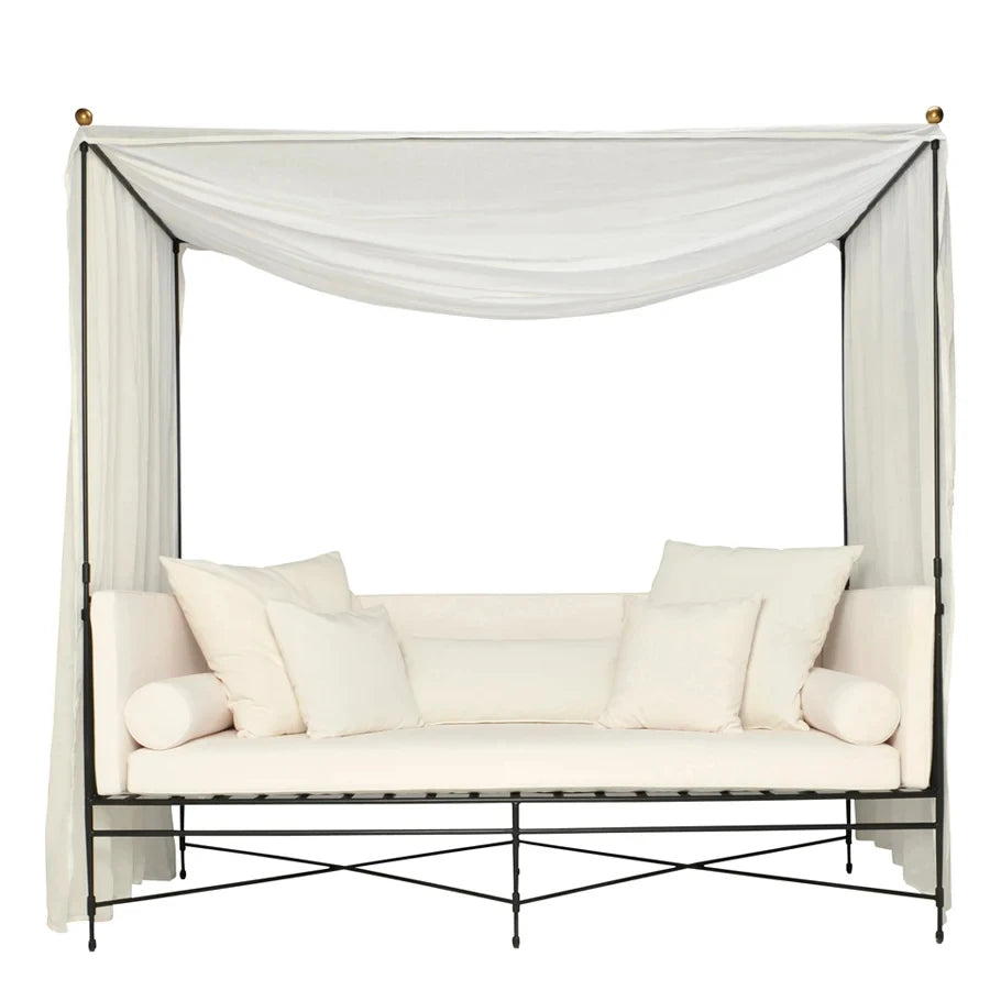 Designer Outdoor Daybed, Contemporary Aluminium Sun Lounger, Alfresco Outdoor Living Australia