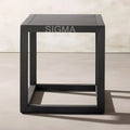Custom Outdoor Furniture Aluminium Dining Setting Weatherproof Contemporary Design