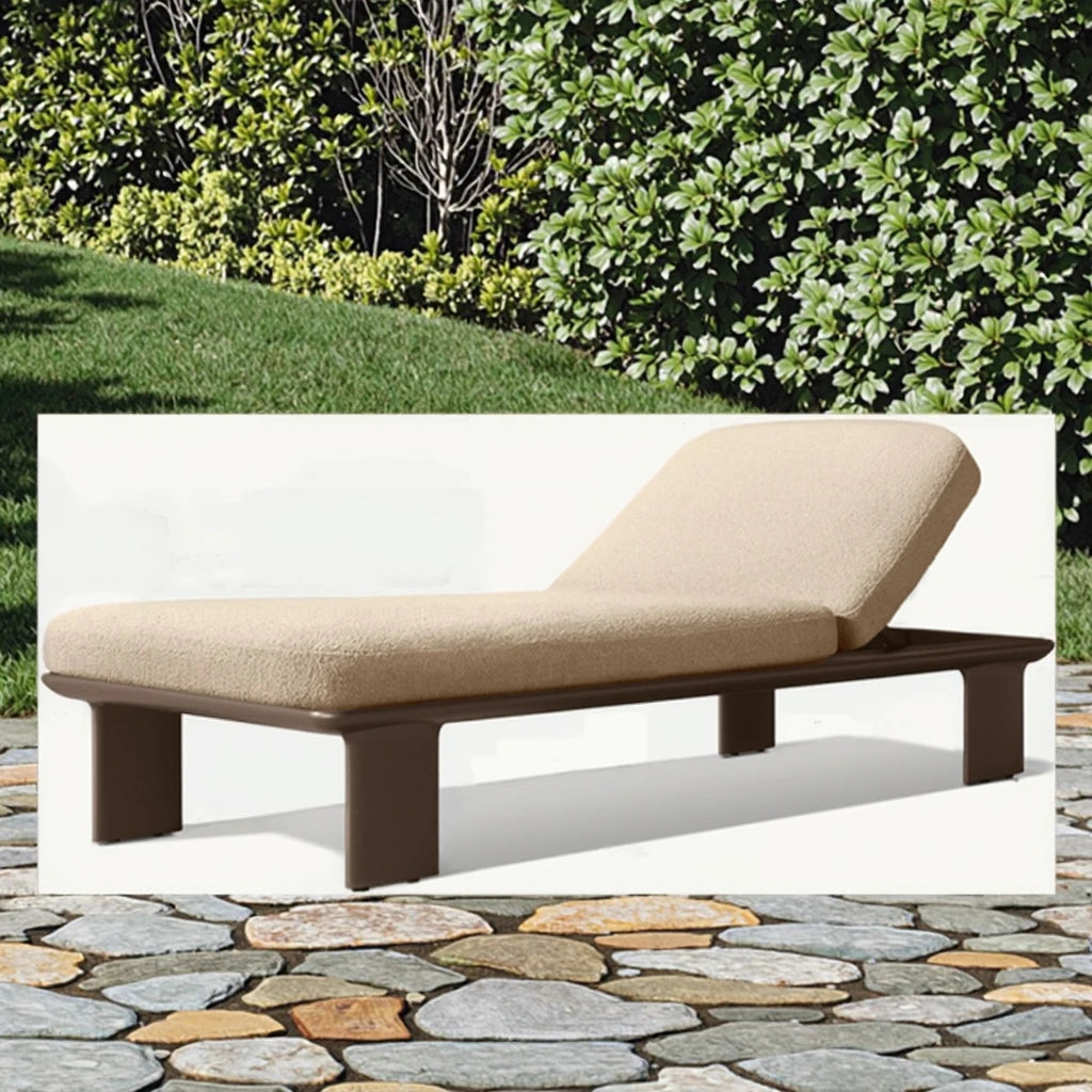 Custom Outdoor Sun Bed Soft Curves Aluminum Alfresco Outdoor Living Australia