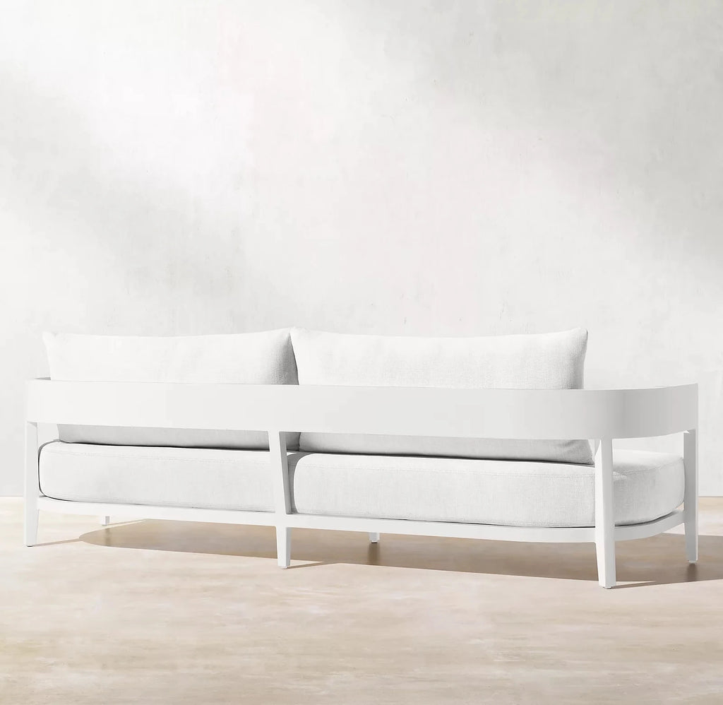 Custom Outdoor Furniture Sofa Curved Armrest Alfresco Outdoor Living Australia