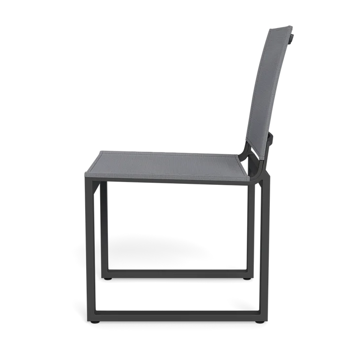 Designer Outdoor Dining Chair Modern Mesh Aluminum Alfresco Outdoor Living Australia