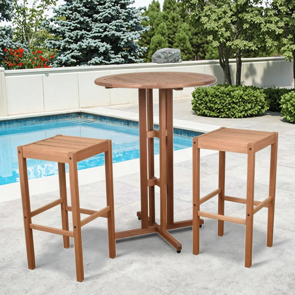 Custom Outdoor Furniture Teak Bar Stool Alfresco Outdoor Living Australia