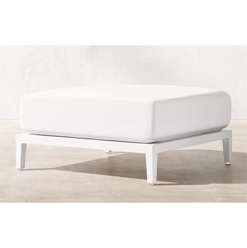 Aluminum Outdoor Ottoman Minimalist Square Alfresco Outdoor Living Australia