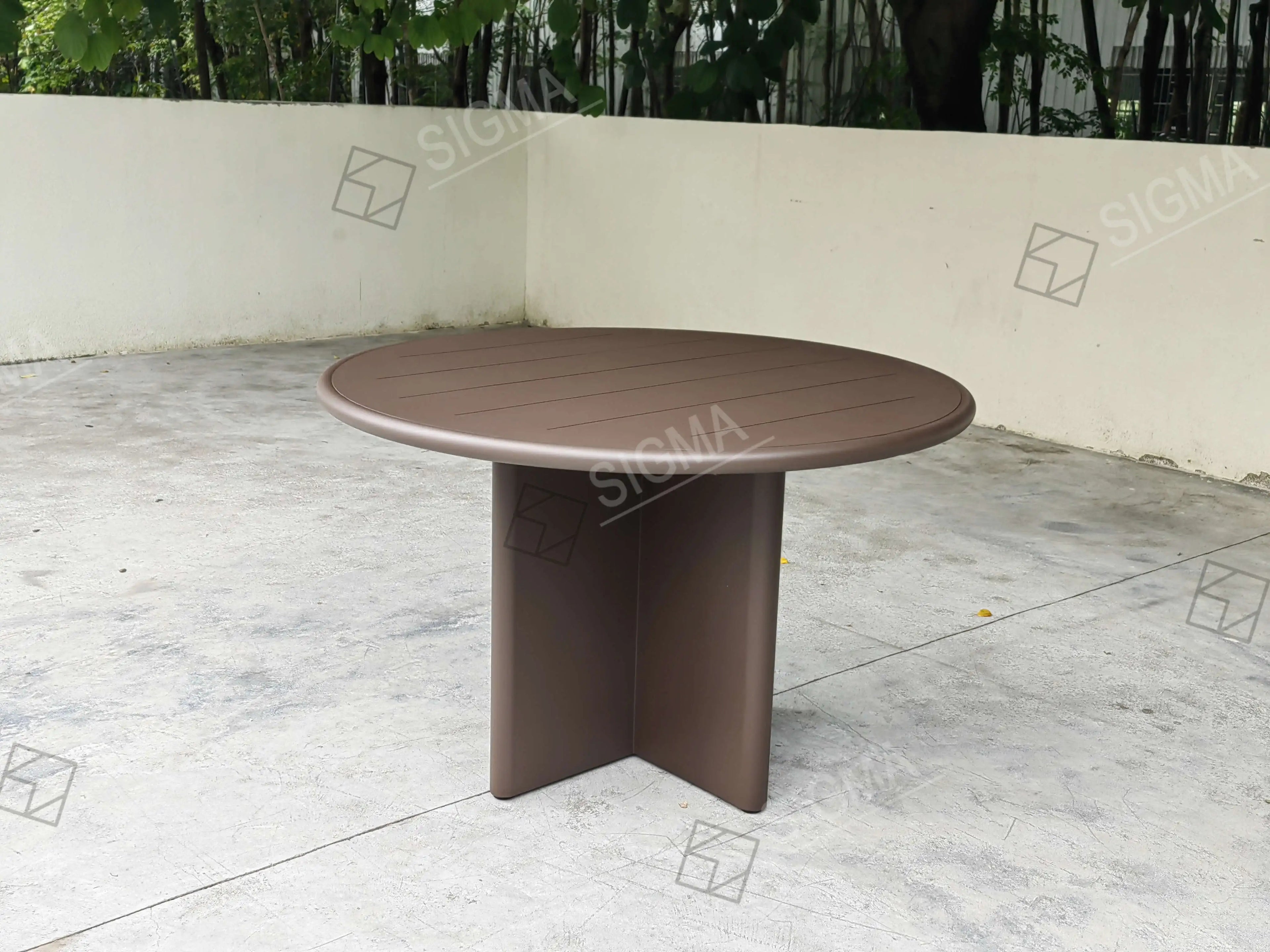 6-Seater Outdoor Dining Set Aluminum Contemporary Style Alfresco Outdoor Living Australia