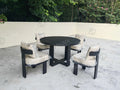 Outdoor Dining Table Set Aluminum 4-Seater Modern Alfresco Outdoor Living Australia