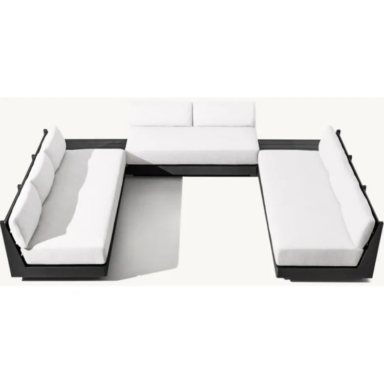 Custom Outdoor Sectional Sofa Set Modern Aluminium Alfresco Outdoor Living Australia