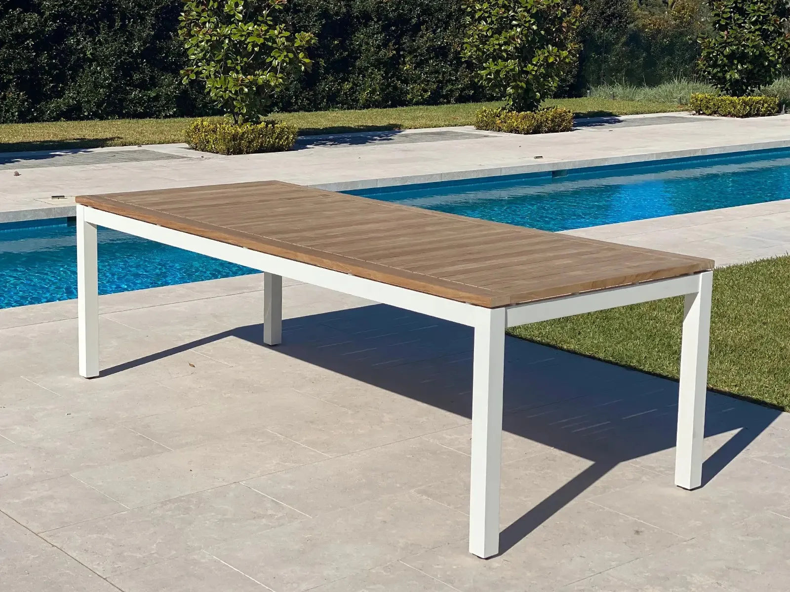 Outdoor Furniture Dining Set Teak and Aluminium Alfresco Outdoor Living