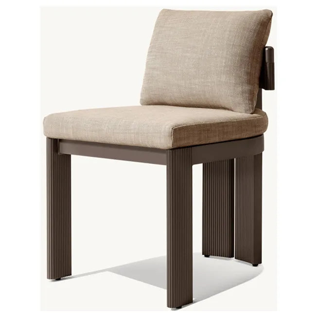 Custom Outdoor Furniture Modern Armless Chair Aluminium Alfresco Outdoor Living Australia