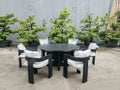 Custom Outdoor Dining 6-Seater Set Modern Aluminum Alfresco Outdoor Living Australia