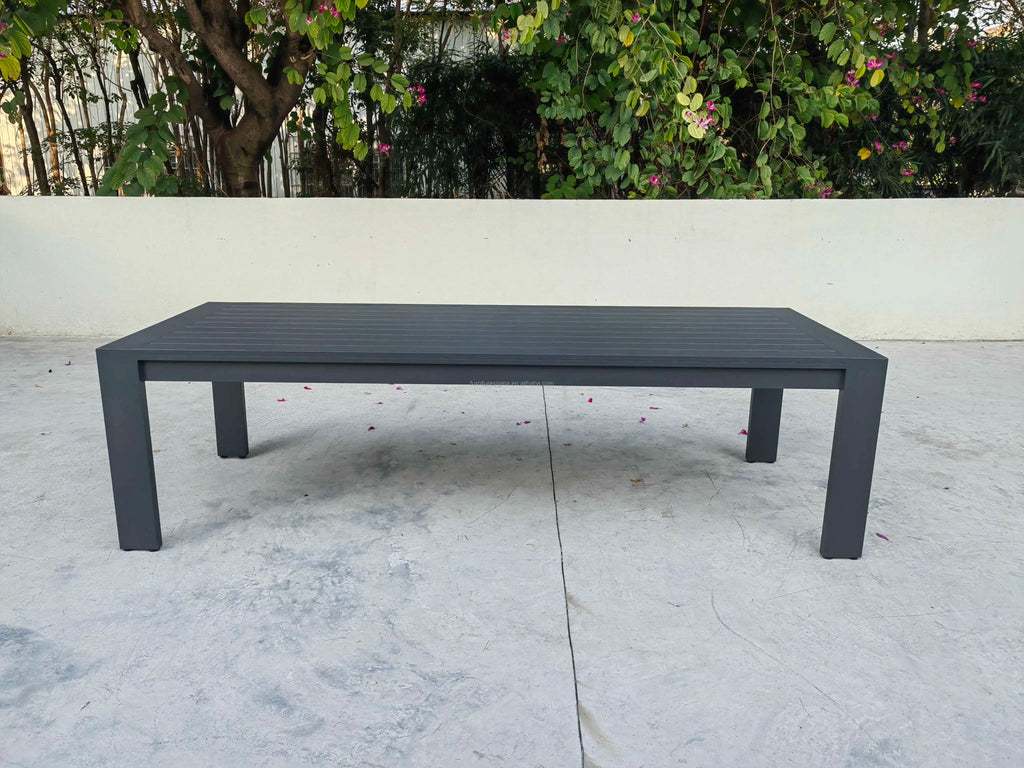 Custom Outdoor Dining Set 8-Seater Aluminum Contemporary Alfresco Outdoor Living Australia