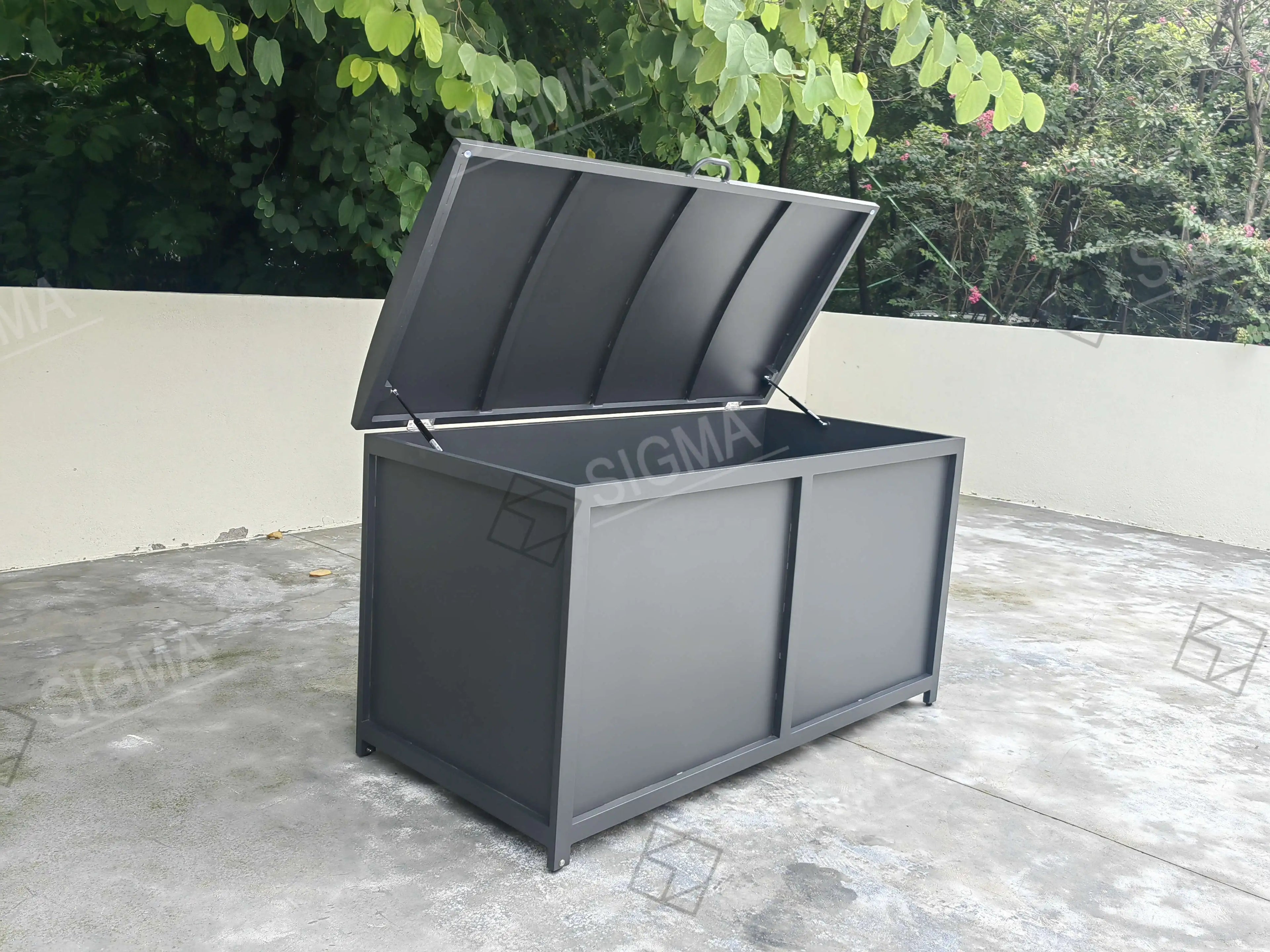 Custom Outdoor Aluminum Storage Cabinet Minimalist Alfresco Outdoor Living Australia