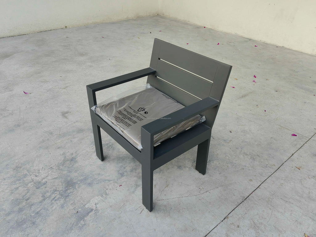 Custom Outdoor Dining Set 8-Seater Aluminum Contemporary Alfresco Outdoor Living Australia
