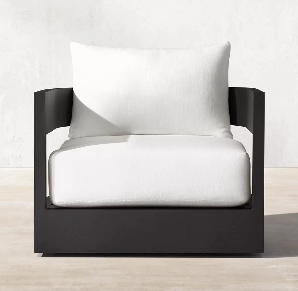 Outdoor Swivel Sofa Recliner Handcrafted Aluminium Alfresco Outdoor Living Australia