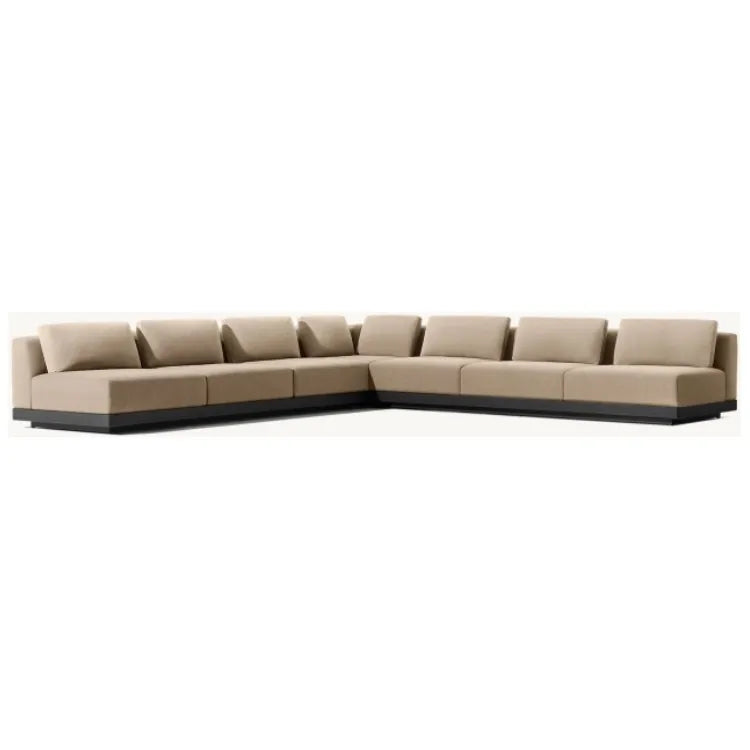 Aluminium L-Shape Sectional Sofa Designer Alfresco Outdoor Living Australia