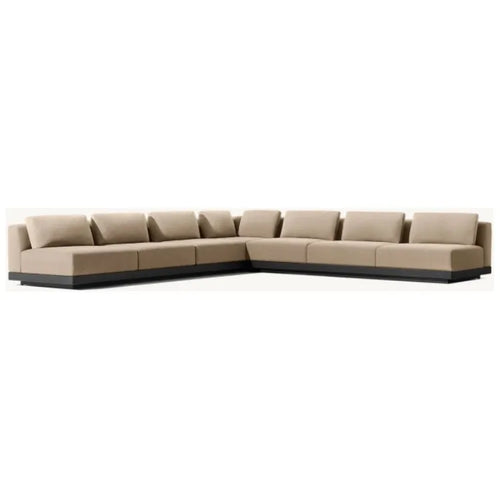 Aluminium L-Shape Sectional Sofa Designer Alfresco Outdoor Living Australia