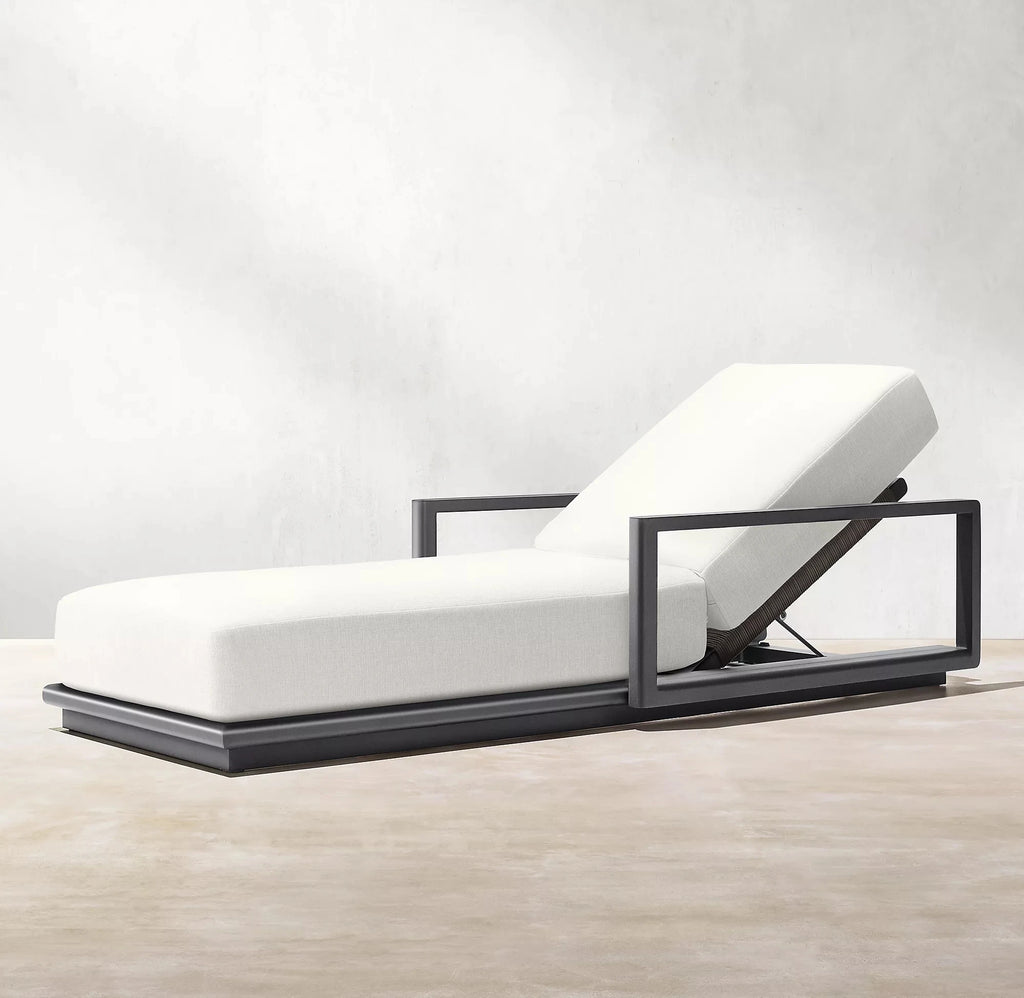 Custom Outdoor Daybed Aluminum Sun Lounger Modern Alfresco Outdoor Living Australia