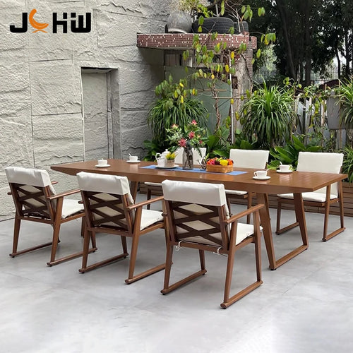 Custom Dining Set Contemporary Aluminum, Alfresco Outdoor Living Australia