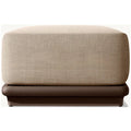 Modern Aluminum Outdoor Ottoman Minimalist Designer Footstool