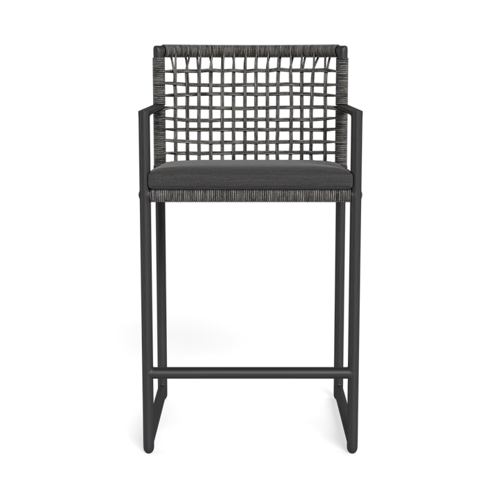 Custom Aluminum Rattan Bar Chair Modern Architectural Alfresco Outdoor Living Australia