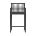 Custom Aluminum Rattan Bar Chair Modern Architectural Alfresco Outdoor Living Australia
