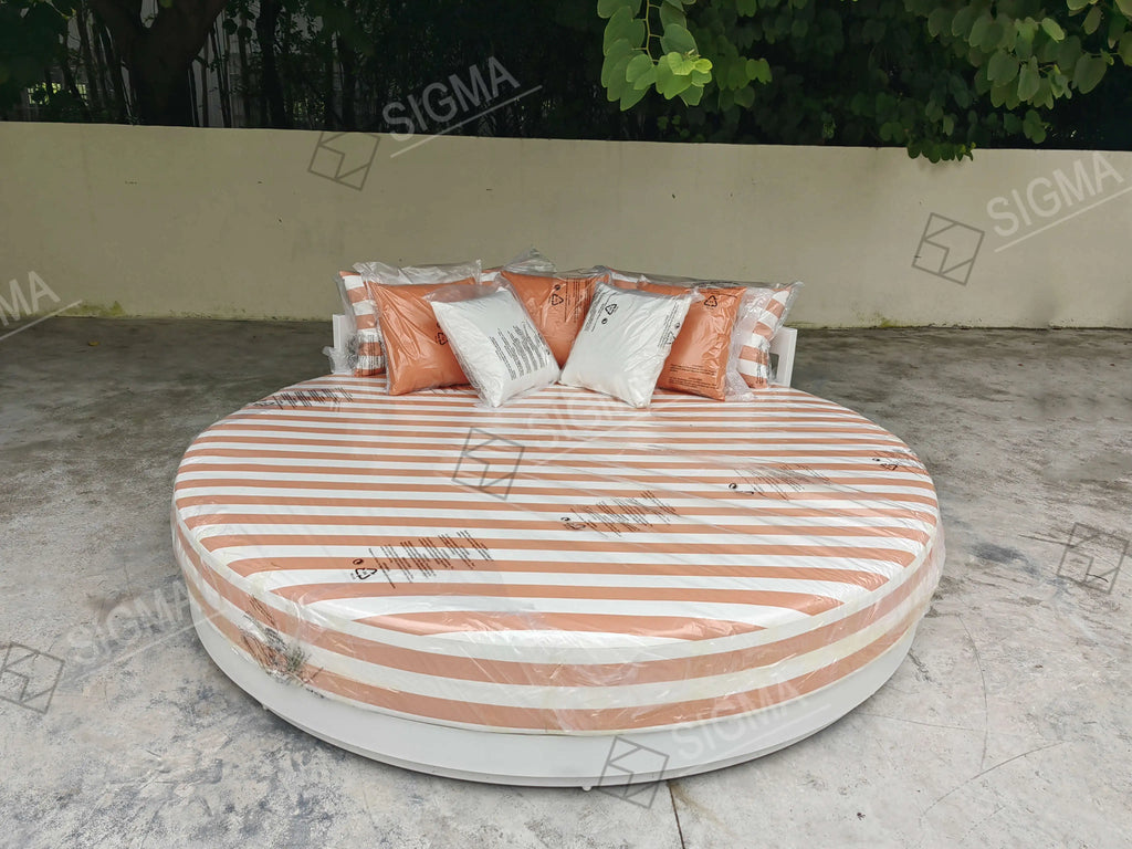 Custom Outdoor Daybed Woven Aluminium Alfresco Outdoor Living Australia