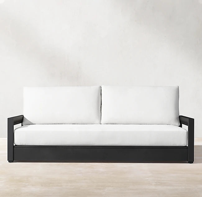 Custom Outdoor Furniture Aluminum Sofa Set Contemporary Modular Alfresco Outdoor Living Australia