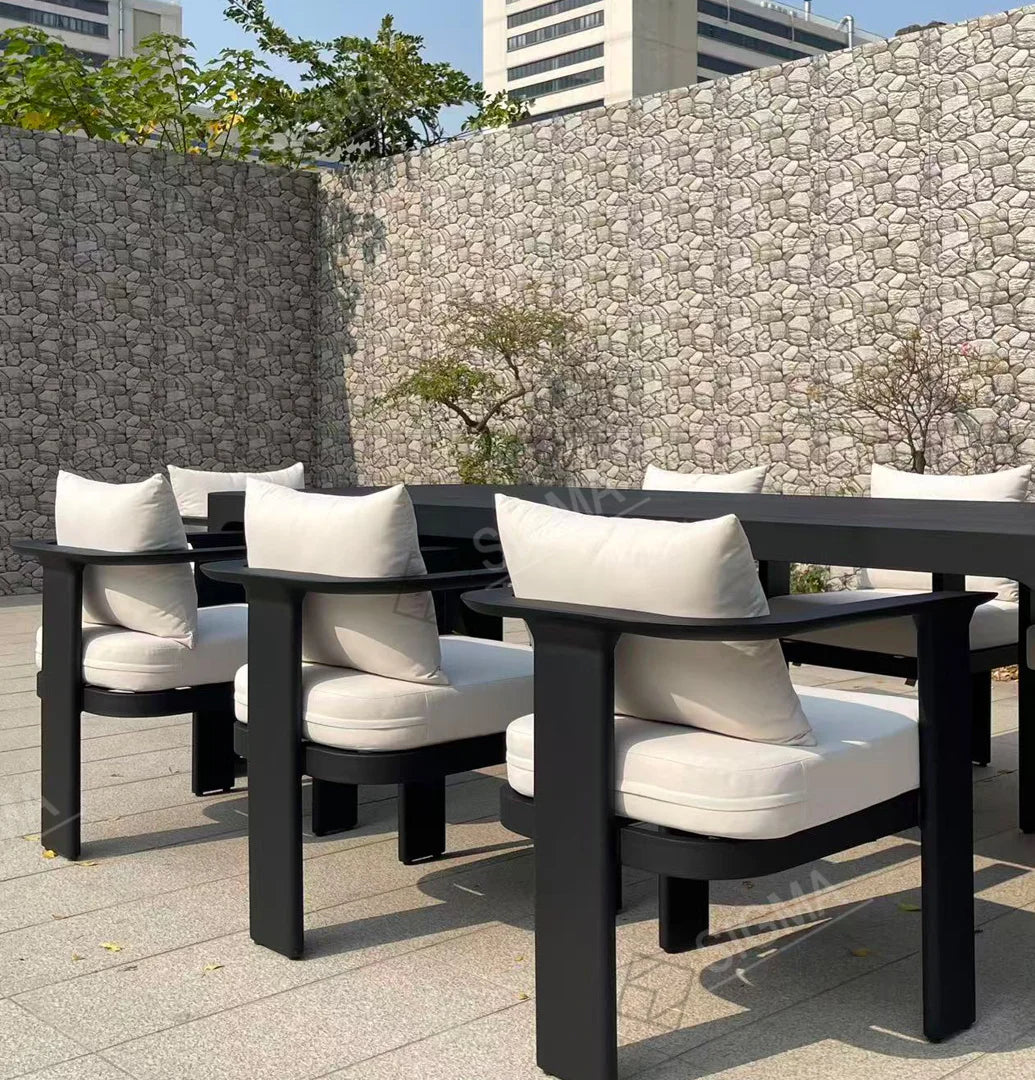 Custom 8 Seater Dining Set Modern Alfresco Outdoor Living Australia