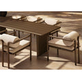 6 Seater Aluminium Dining Set Rectangular Alfresco Outdoor Living Australia