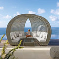 Bird Nest Rattan Daybed Designer Outdoor Furniture Alfresco Outdoor Living Australia