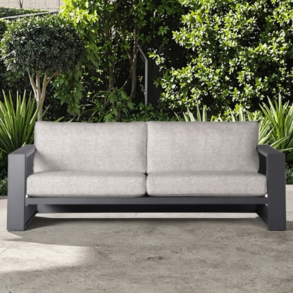 Custom Aluminium Deep Seating Sofa, Modern Outdoor Couch, Alfresco Outdoor Living Australia