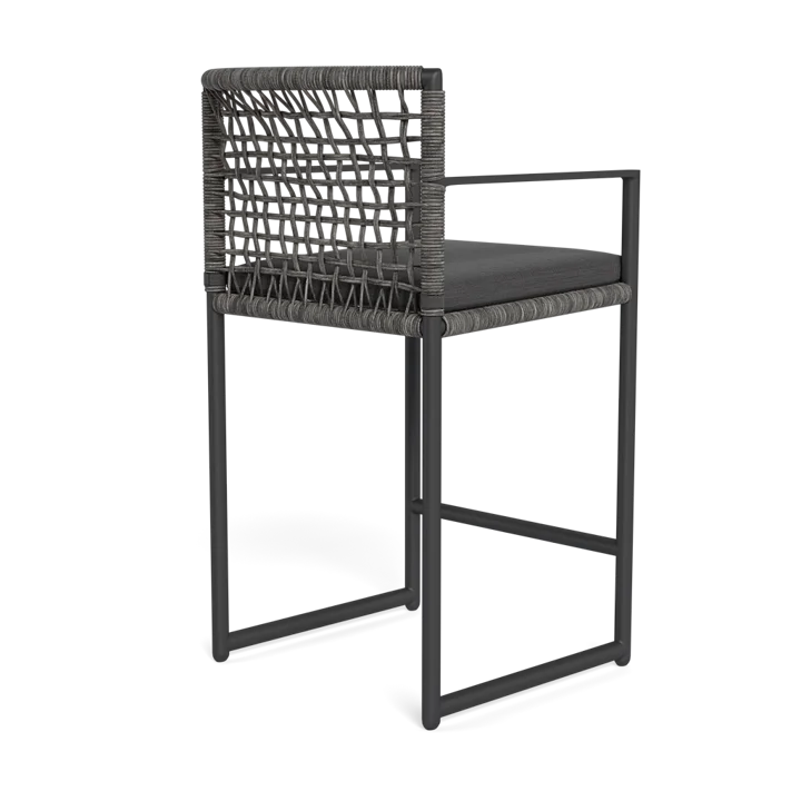 Custom Aluminum Rattan Bar Chair Modern Architectural Alfresco Outdoor Living Australia