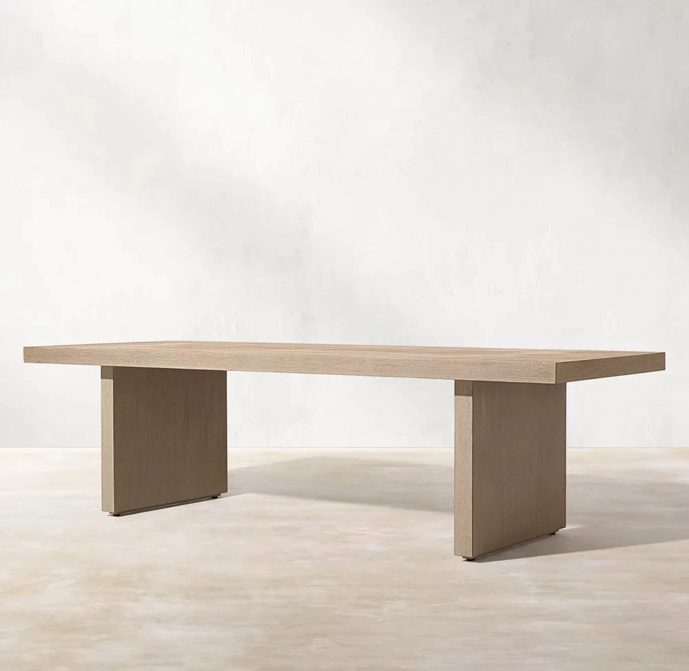 Teak Outdoor Dining Table Solid Wood Alfresco Outdoor Living Australia
