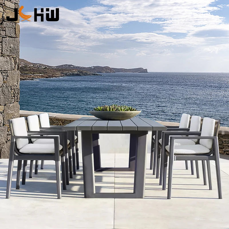 Custom Outdoor Dining Set Modern Architectural Alfresco Outdoor Living Australia