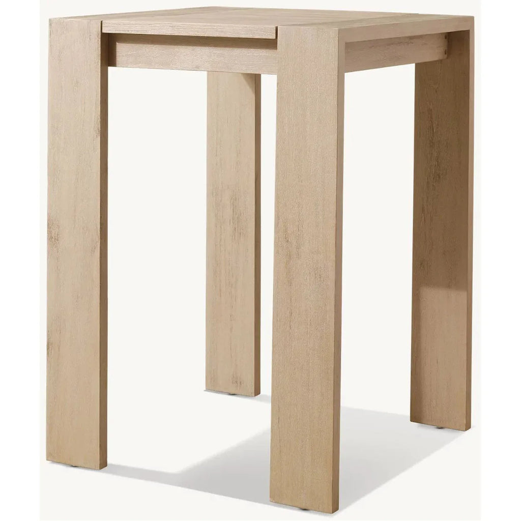 Teak Bar Set 2 Seater High Table Resort Alfresco Outdoor Living Australia