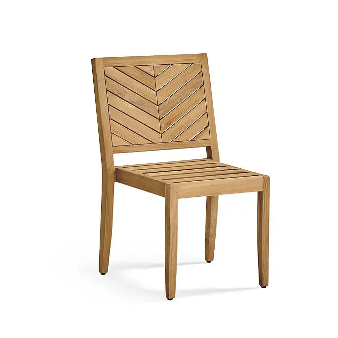 Custom Teak Dining Chair Modern Solid Wood Alfresco Outdoor Living Australia