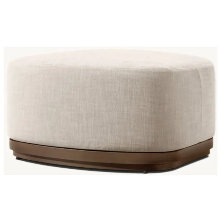 Modern Outdoor Ottoman Footstool Minimalist Alfresco Outdoor Living Australia