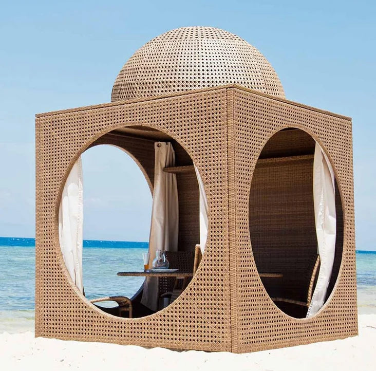 Resort Daybed Canopy Lounge Asian Palace Style Alfresco Outdoor Living Australia
