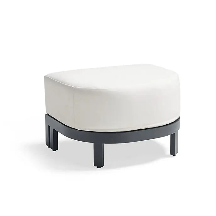 Aluminum Ottoman Stool Modern Powder Coated Alfresco Outdoor Living Australia