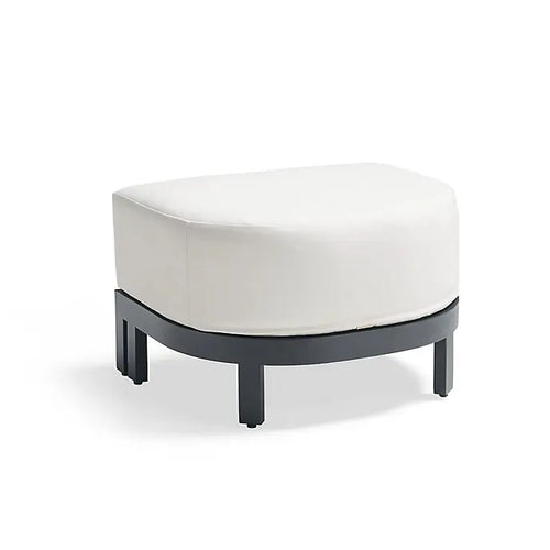 Aluminum Ottoman Stool Modern Powder Coated Alfresco Outdoor Living Australia