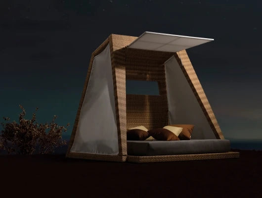 Bali Resort-Style Outdoor Daybed Custom Cabaña Alfresco Outdoor Living Australia