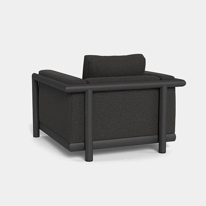 Designer Outdoor Sofa Single Seat Luxurious Aluminium Alfresco Outdoor Living Australia
